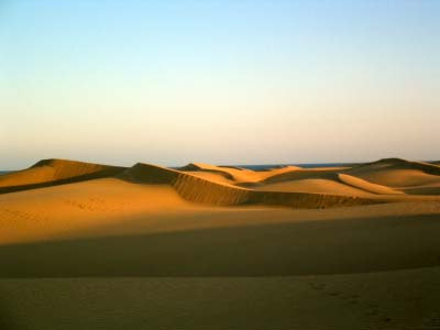 The Sand Dunes at Maspalomas Gran Canaria